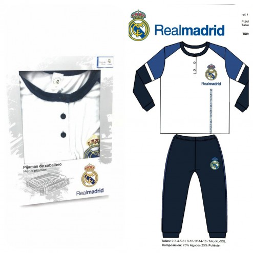 Pijama Real Madrid Niño invierno talla 14 - Comprar productos oficiales del  Real Madrid