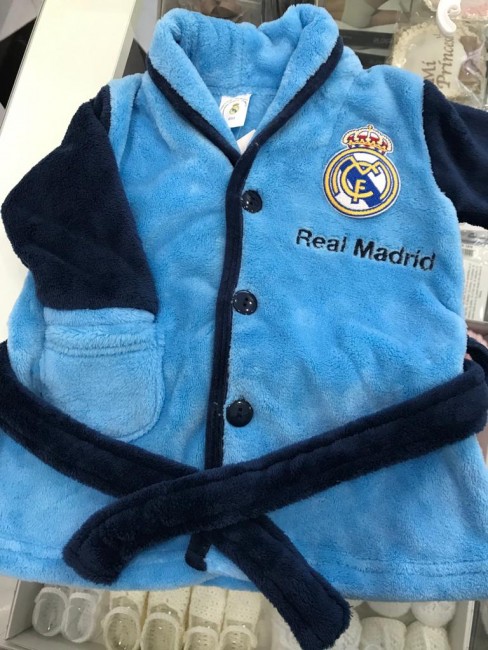 Bata oficial del Real Madrid para bebé | Intaya | Ropa bebé online