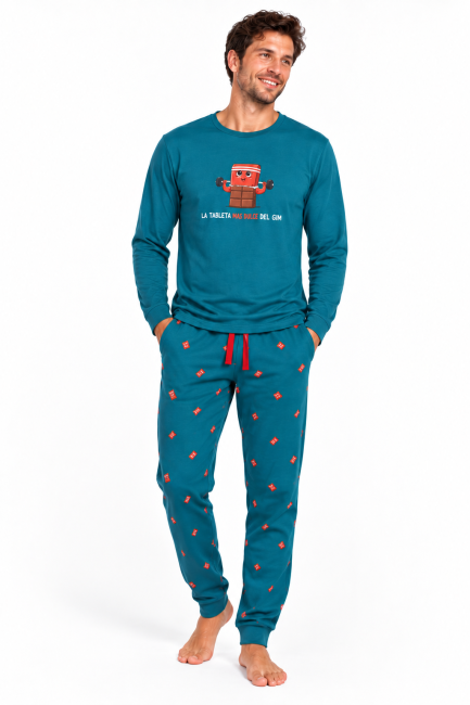 PIJAMA DE CABALLERO  ALGODON FINO (LA TABLETA MAS DULCE DEL GIM)