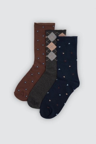 calcetines sin puño estampados geométricos ysabel mora 22108