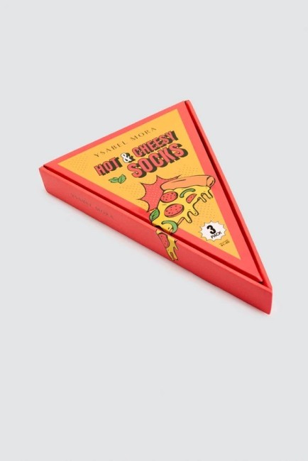 Pack regalo calcetines pizza ysabel mora