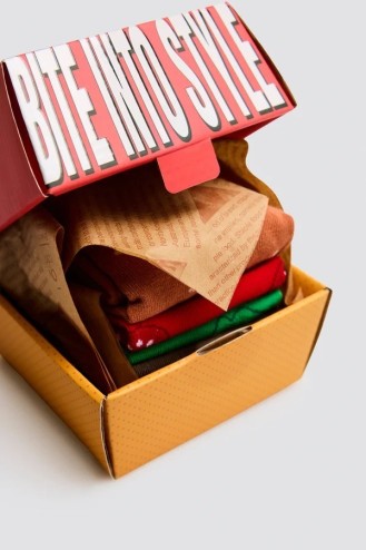 Pack regalo calcetines hamburguesa ysabel mora