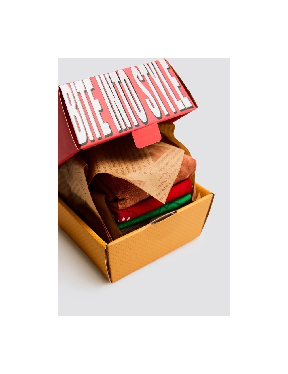 Pack regalo calcetines hamburguesa ysabel mora