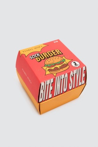 Pack regalo calcetines hamburguesa ysabel mora