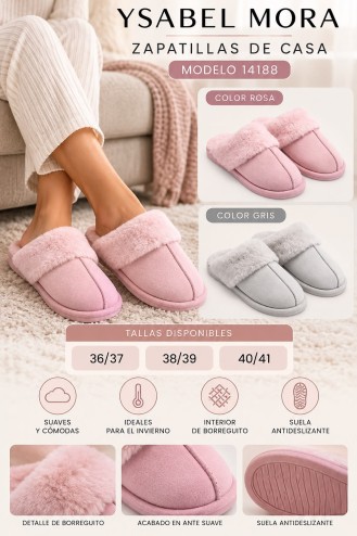 ZAPATILLAS DE CASA PELO 14188 YSABEL MORA