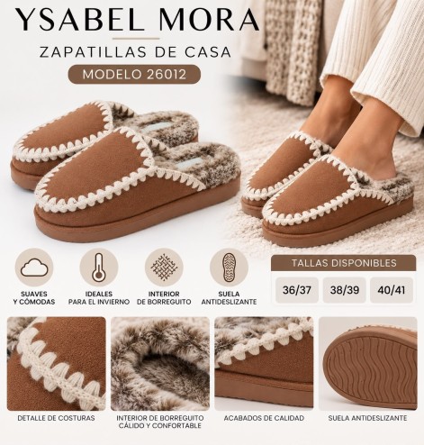 ZAPATILLAS DE CASA ESTILO MOCASÍN
