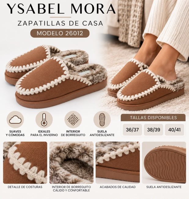 ZAPATILLAS DE CASA ESTILO MOCASÍN