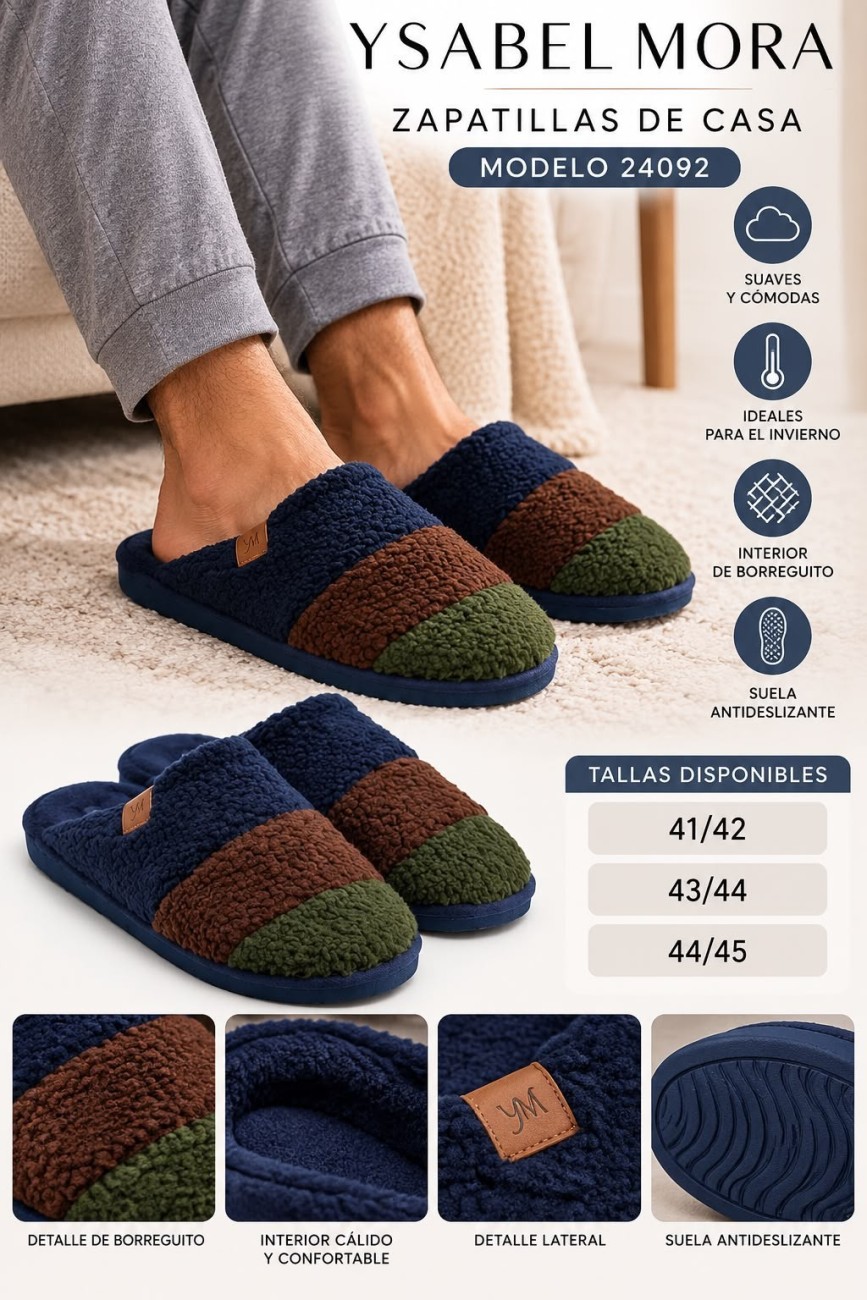 ZAPATILLAS DE HOMBRE YSABEL MORA 24092