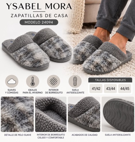 ZAPATILLA HOMBRE 24094 YSABEL MORA