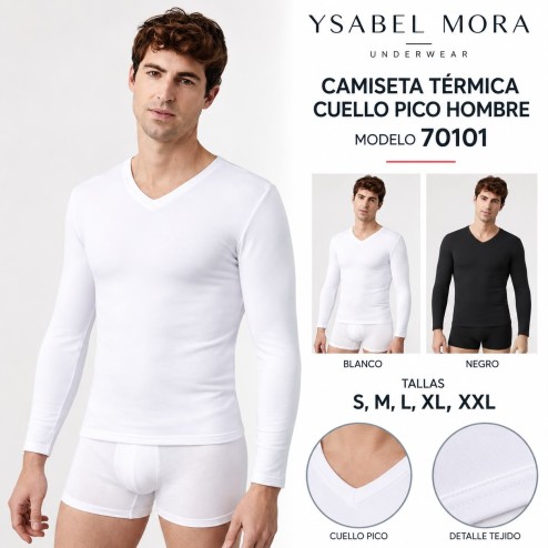 CAMISETA TÉRMICA CUELLO PICO