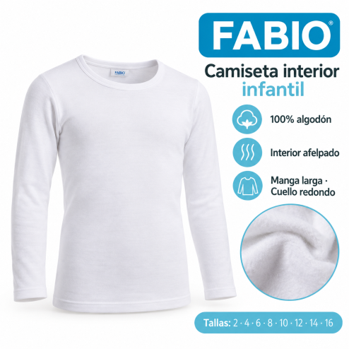 CAMISETA INTERIOR AFELPADA (FABIO)
